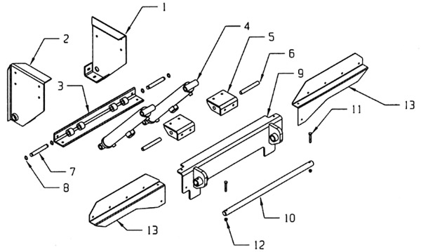 Chevron, Inc. - Series 10 Carrier - Inboard Tilt Cylinders - Optional