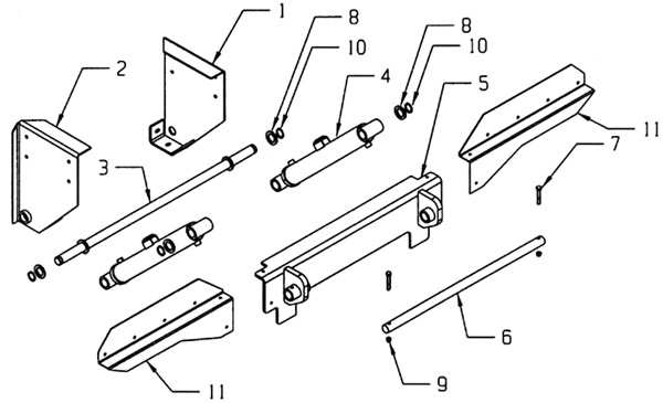 Chevron, Inc. - Series 10 Carrier - Outboard Tilt Cylinders