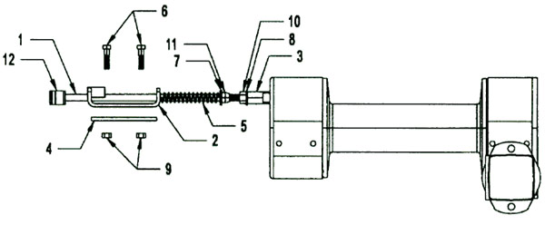 Chevron, Inc. - Series 10 Carrier - Ramsey Winch Clutch Handle