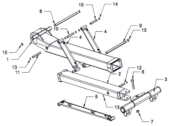 Chevron, Inc. - Series 20 Carrier - Hitch Components