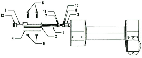 Chevron, Inc. - Series 20 Carrier - Ramsey Winch Clutch Handle