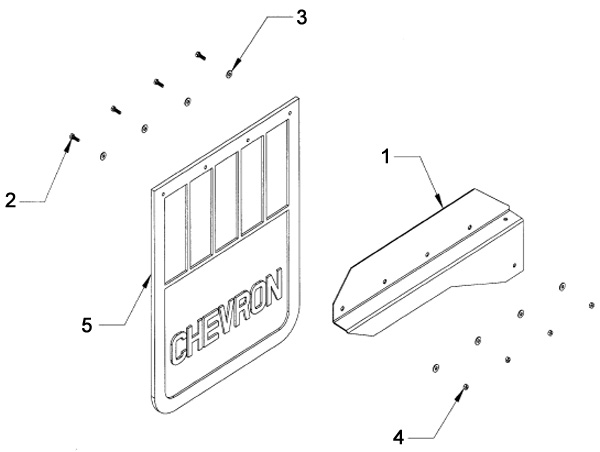 Chevron, Inc. - Series 30 Carrier - Mudflap Components