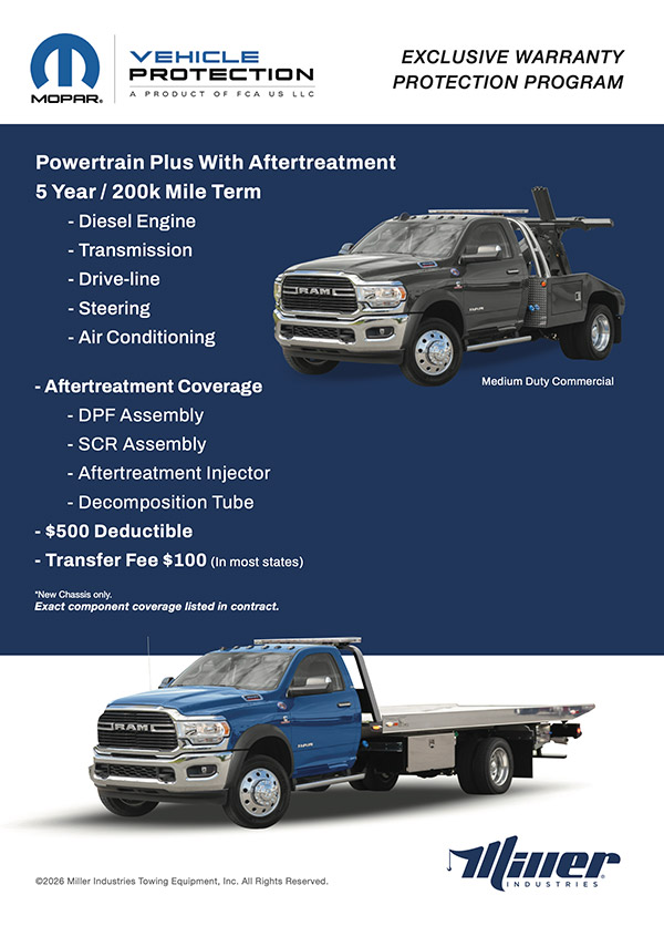 Miller Industries RAM truck warranty information