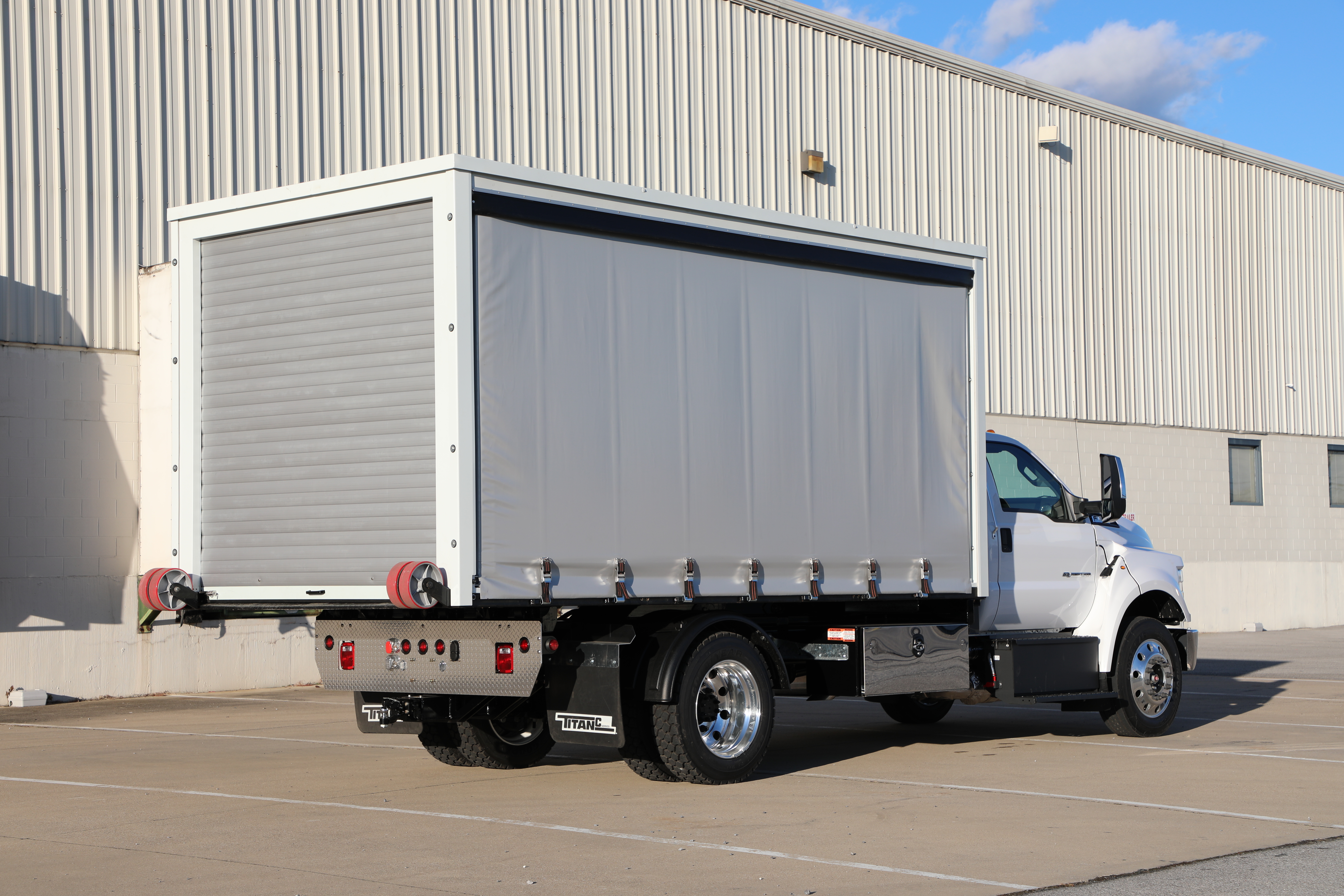 The Titan® C-Series Covered Deck Option rear view