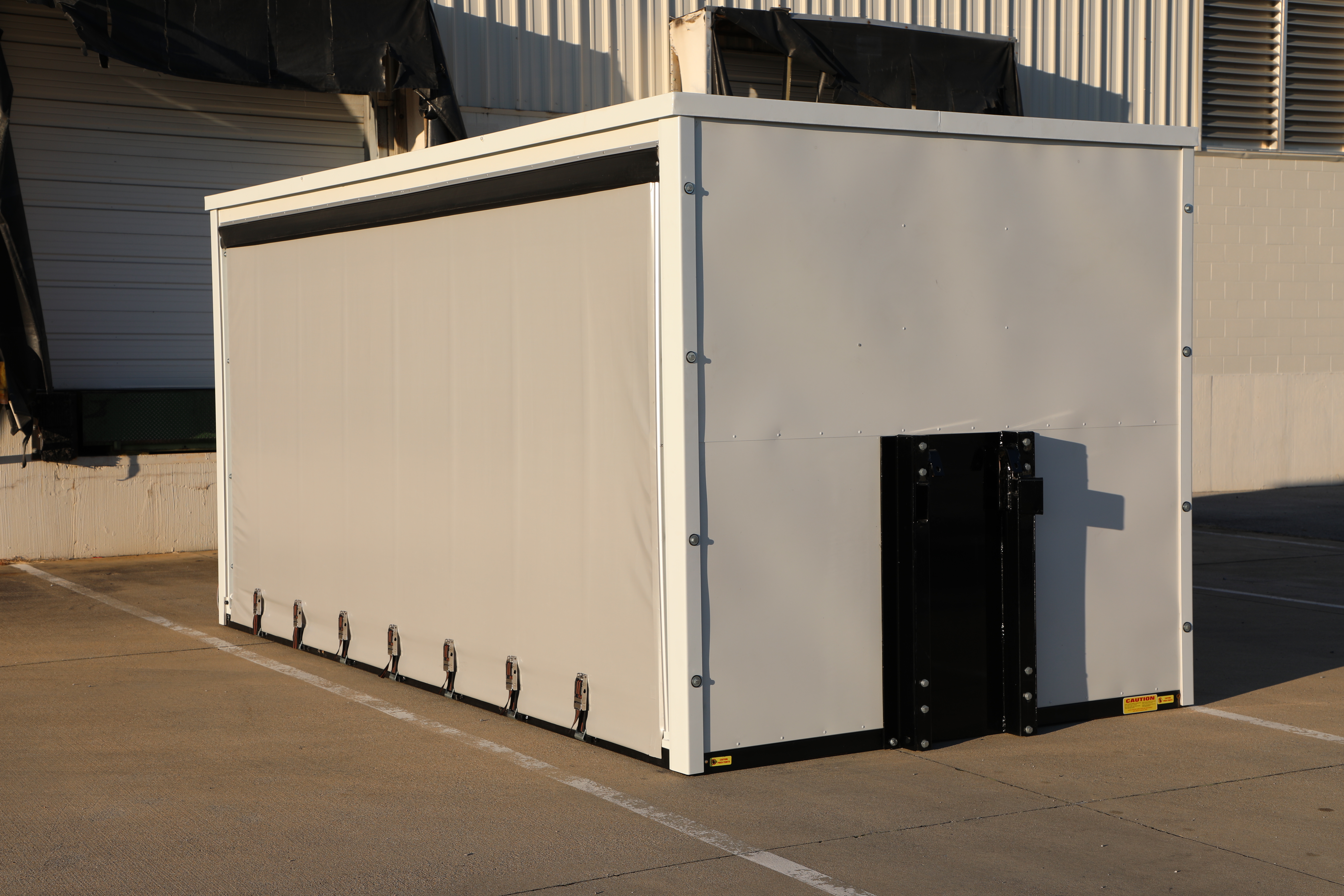 The Titan® C-Series Covered Deck can be detached for on-site dry storage of equipment or pallets