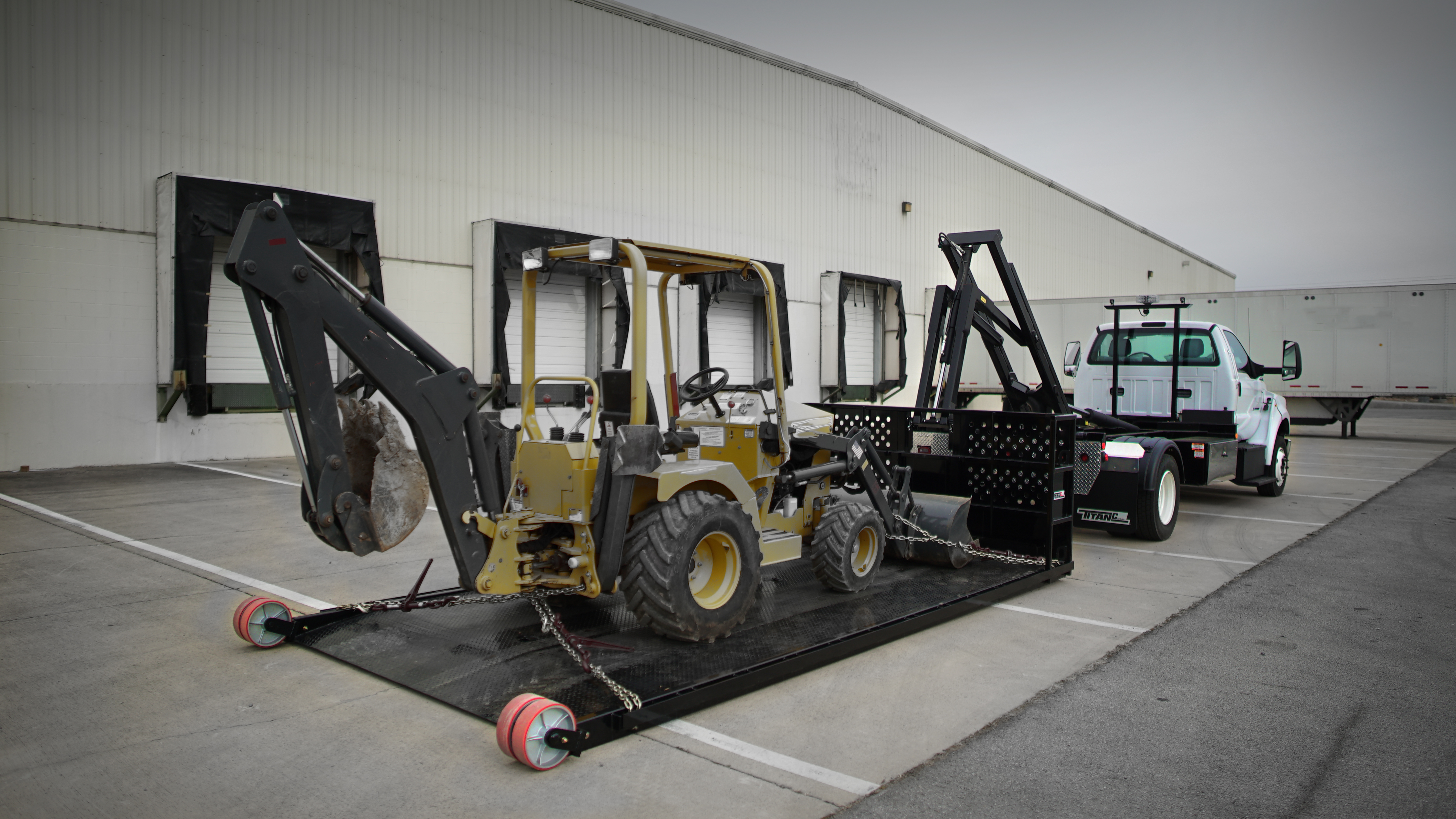 Titan® C-Series is a very diverse vehicle for hauling equipment and freight