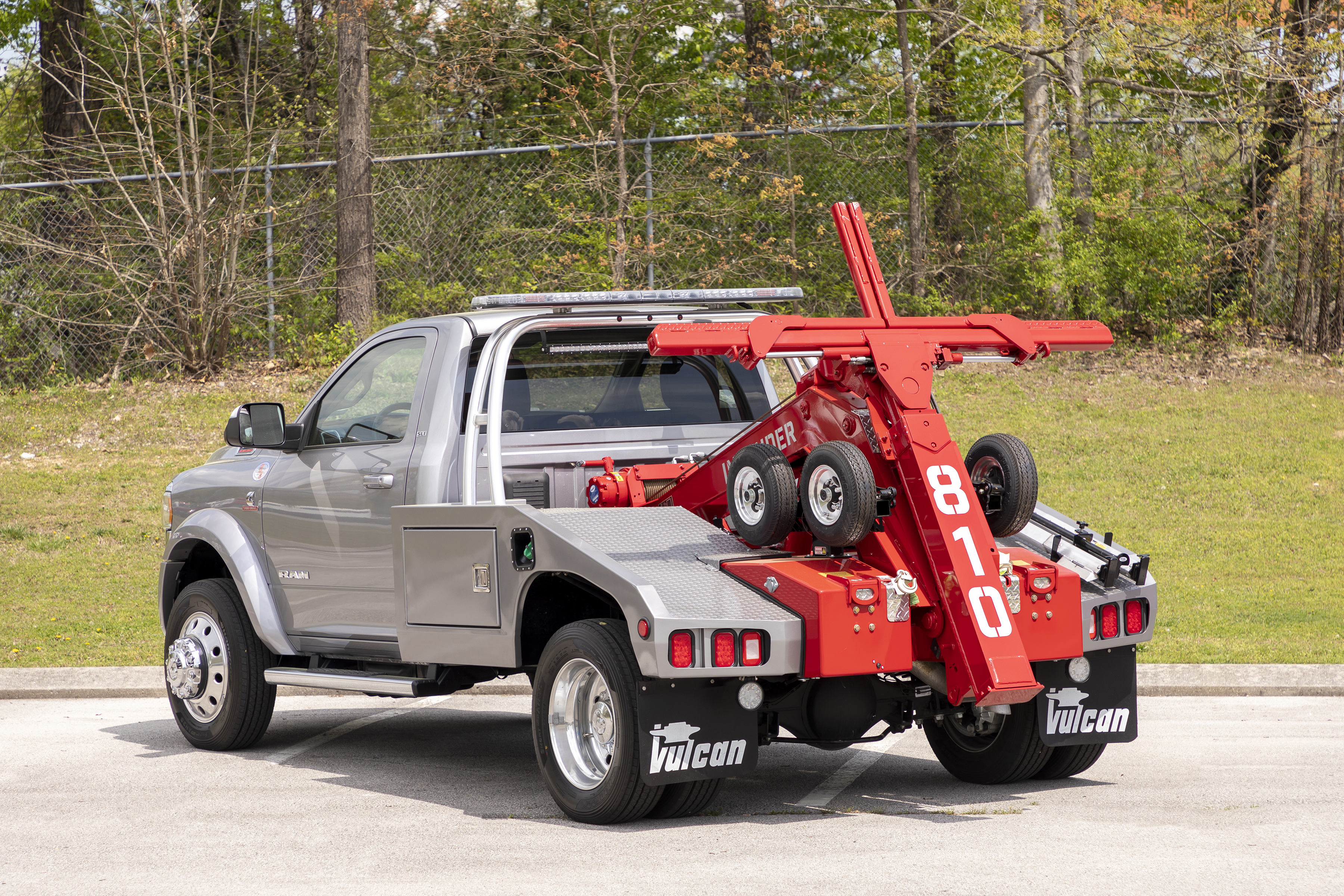 Vulcan 810 rear on a RAM 4500 chassis