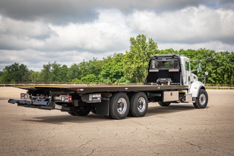 This image shows a Chevron 20-Series LCG carrier with the bed stowed.