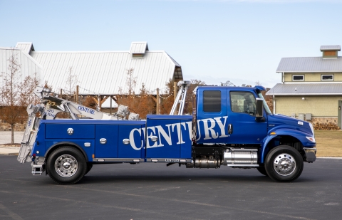 Century® 3212 Medium-Duty Integrated Wrecker offers recovery versatility