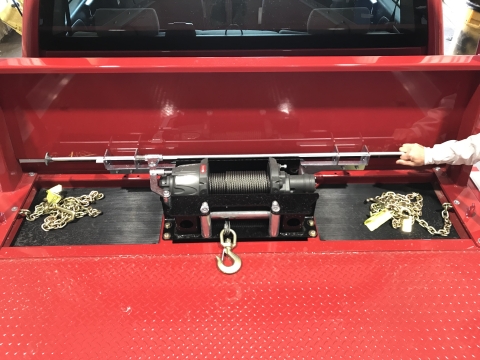 Ramsey® Sierra 8k Winch for 12-Series Miller Industries Rollbacks