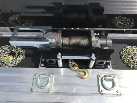 Ramsey® Sierra 8k Winch for 12-Series rollback is now standard on all Miller Industries car carriers