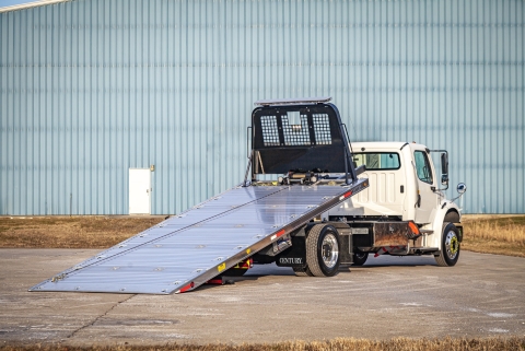 Century 12 series aluminum bed with bed-mounted pylon