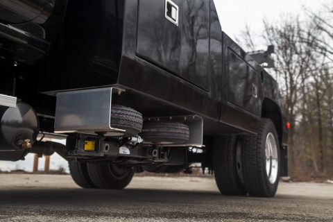 dolly storage on a century 2465 wrecker