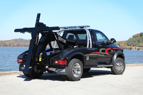 black century express series wrecker on a ram trucks chassis