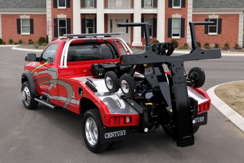 red century express series wrecker on a ram trucks chassis