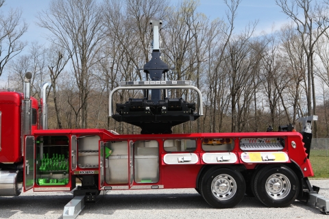 red century 1135 stretched out with toolbox doors open