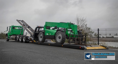 titan zla on green Freightliner m2 chassis with equipment