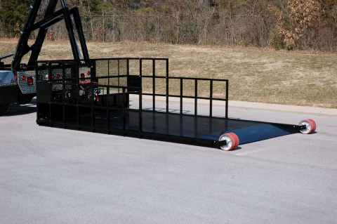 roll off bed of a titan c series on the ground