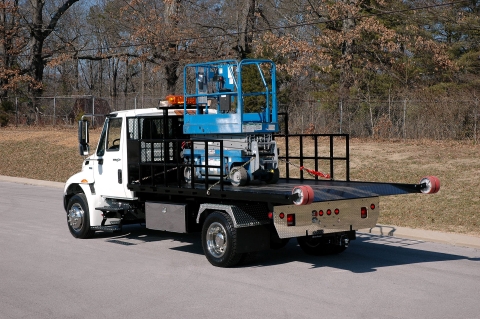Titan® C-Series low deck height allows towing of taller loads