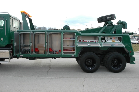 Driver's side view of 5230 tool boxes