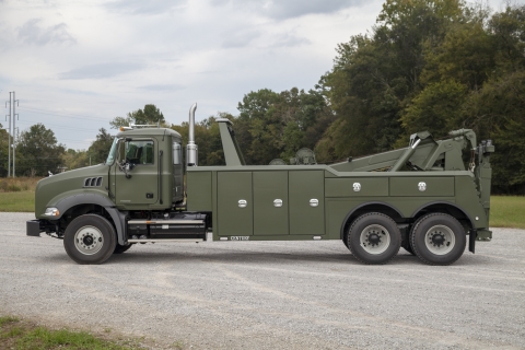 Side view of a century 5230 wrecker