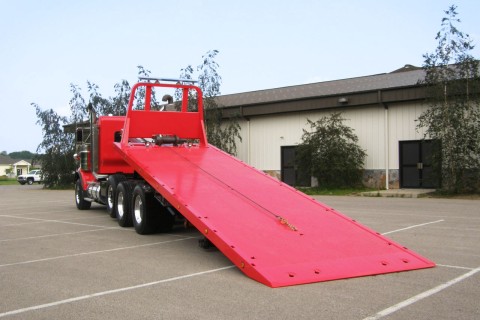 red century 40 series industrial carrier with bed tilted back